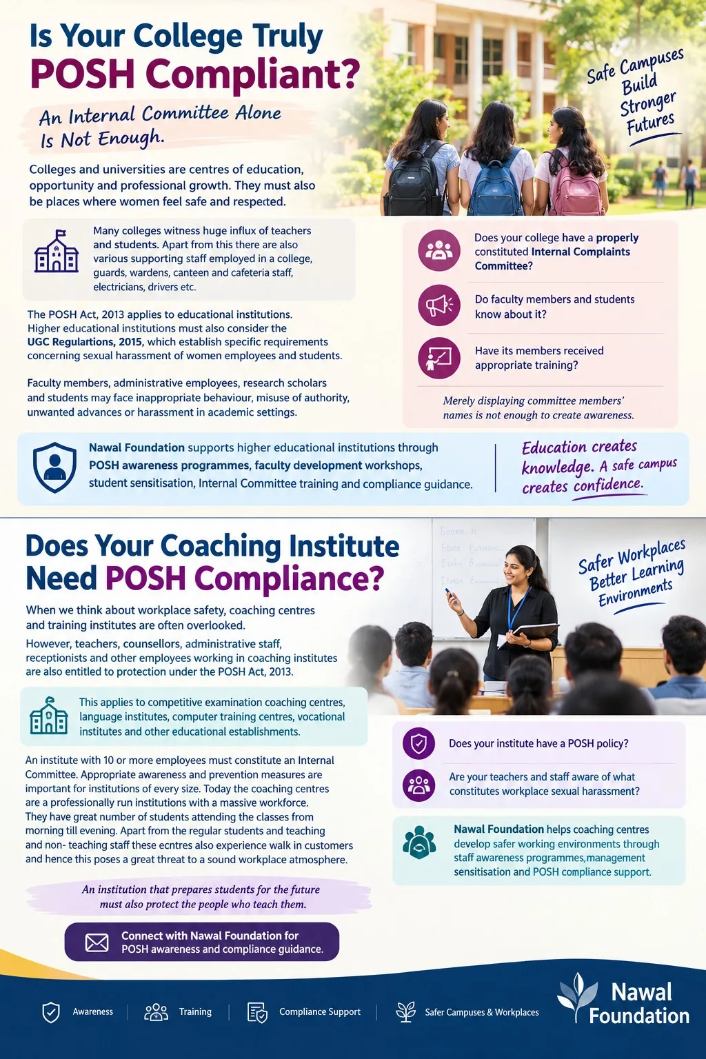 Is Your College Truly POSH Compliant? Why an Internal Committee Alone Is Not Enough