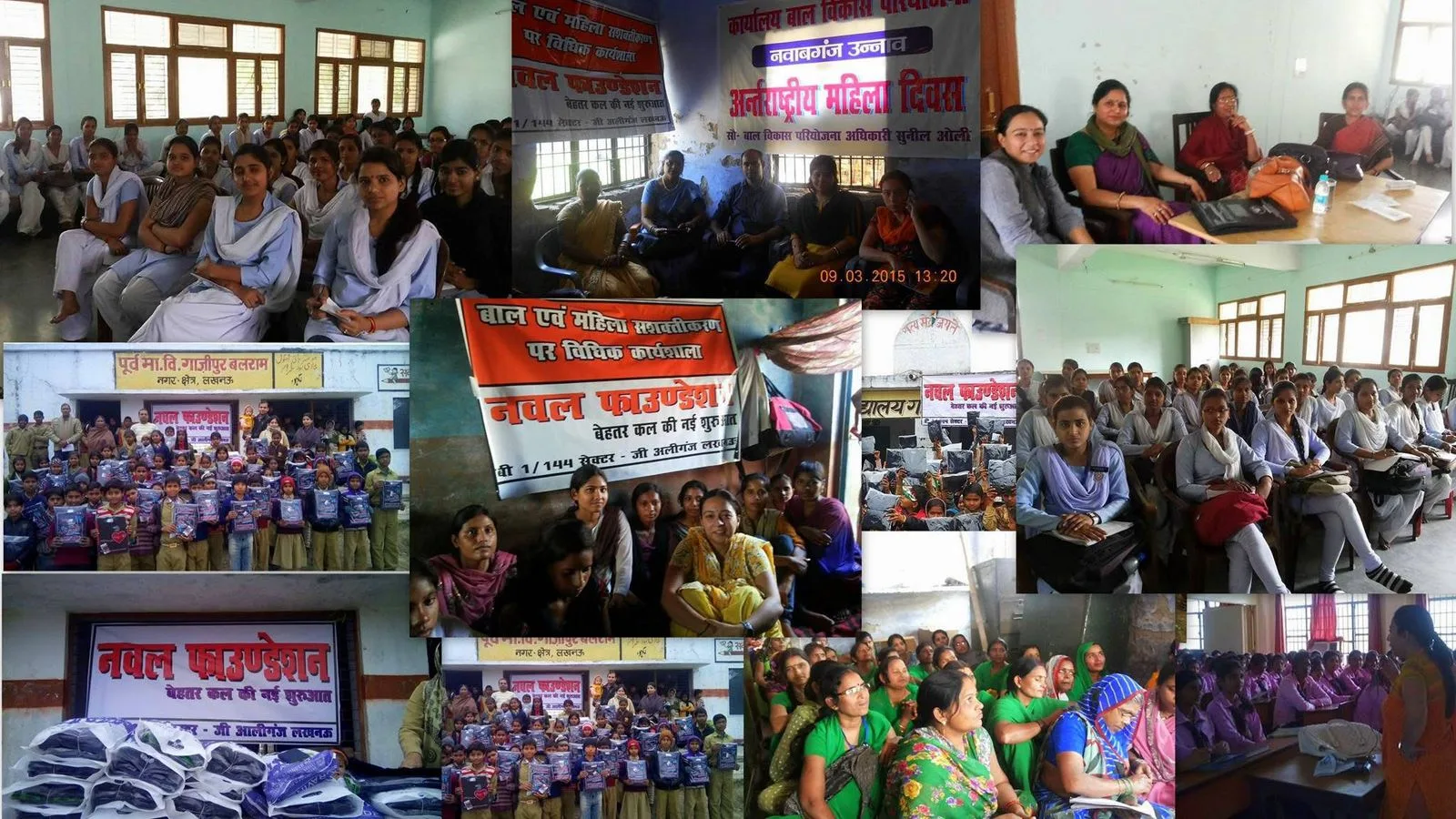Nawal Foundation team conducting child protection sessions across Lucknow