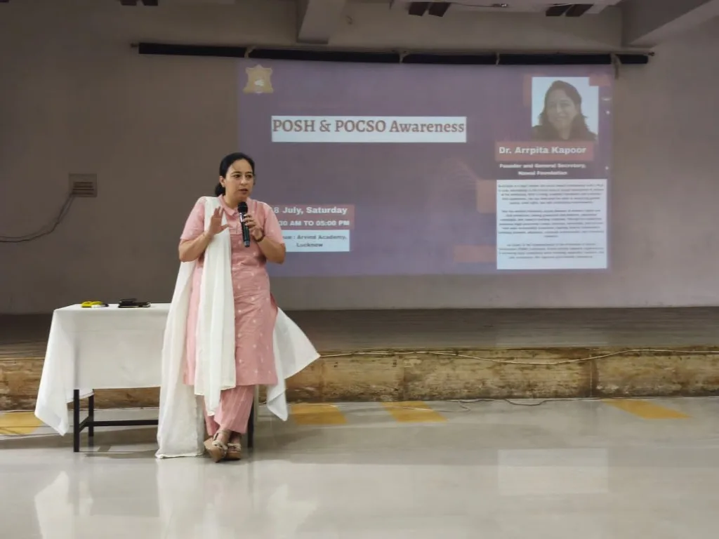 Nawal Foundation conducting a workplace POSH awareness workshop in Lucknow